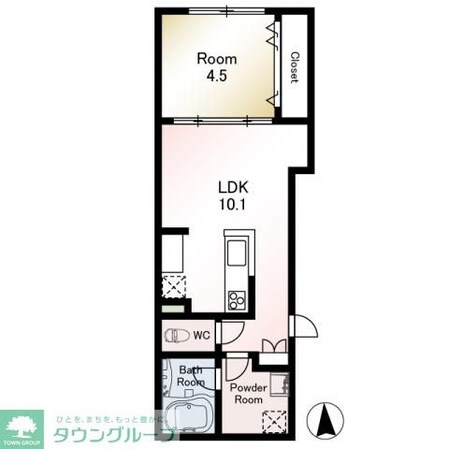 M’s LABEL 西日暮里の物件間取画像